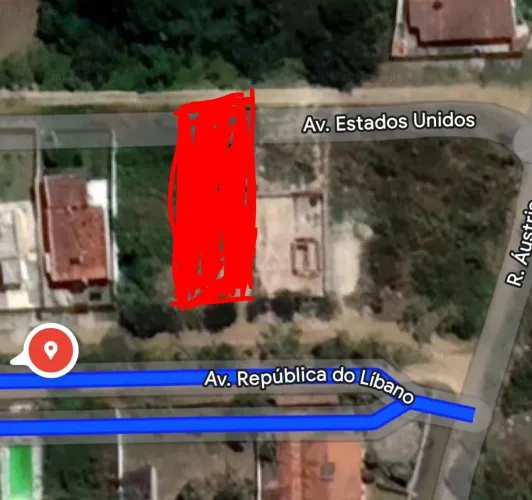 ? Terreno 15x38 (570m²) - Av. República do Líbano | Bairro das Nações | Campina Grande