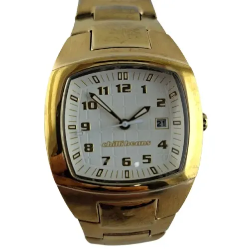 Relógio Chilli Beans Mod C88 Dourado Fem Vintage