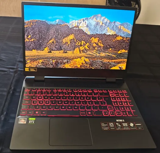 Notebook Gamer Nitro 5 impecável RTX 3050