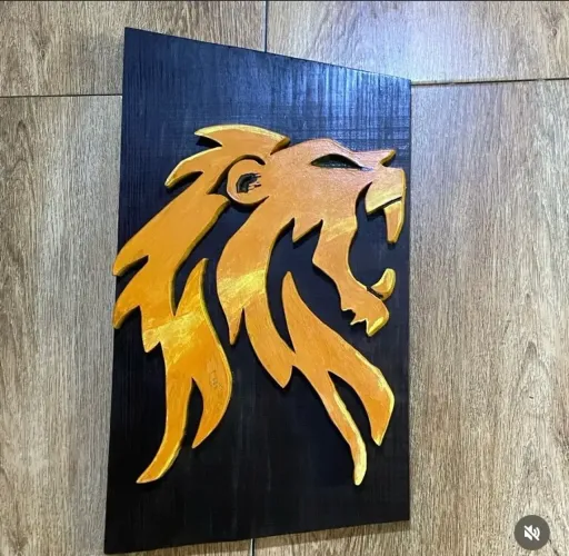 Escultura leão 