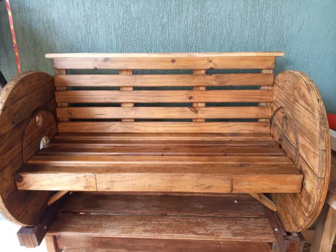 Banco/ namoradeira artesanal 