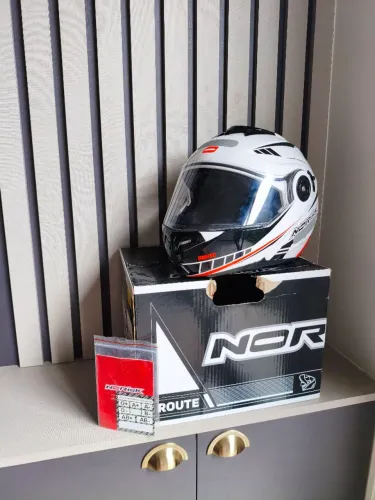 CAPACETE NORISK FF345 ROUTE - POUQUÍSSIMO USO!
