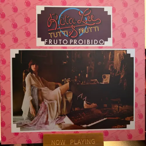 Rita Lee Tutti e Frutti Fruto Proibido disco de vinil rosa lp