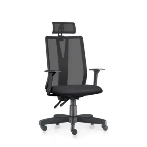 Cadeira Addit Diretor c/ Apoio Cabeça Frisokar - 10x S/ Juros ou PIX