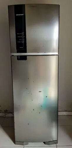 Geladeira Inox Brastemp 400L