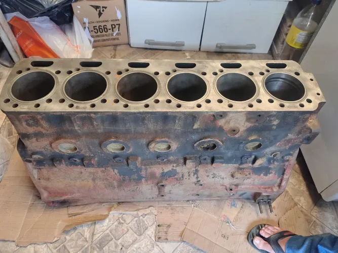 bloco mwm 229 6 cilindros pronto para montar já encamisado