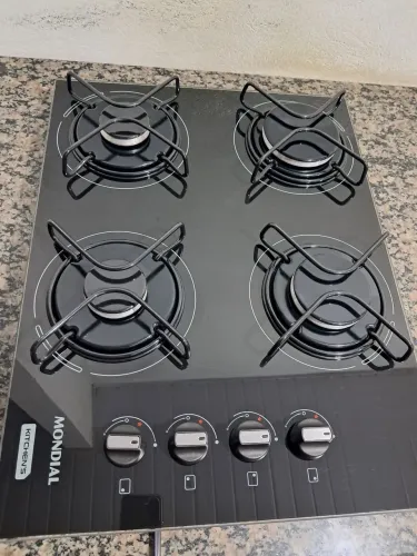 Cooktop semi novo 4 bocas