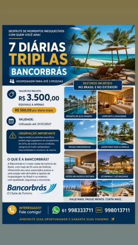 Diárias de turismo