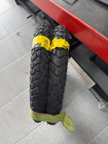 Par Pneu Moto Pro Tork 90/90-19 E 110/90-17 Honda Bros Xre