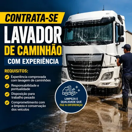 Lavador Veículos Pesados