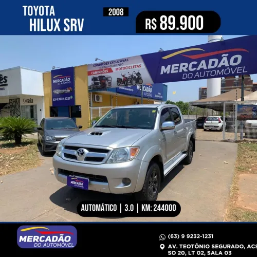 Toyota Hilux CD SRV D4-d 4X4 3.0 TDI Diesel AUT 2008