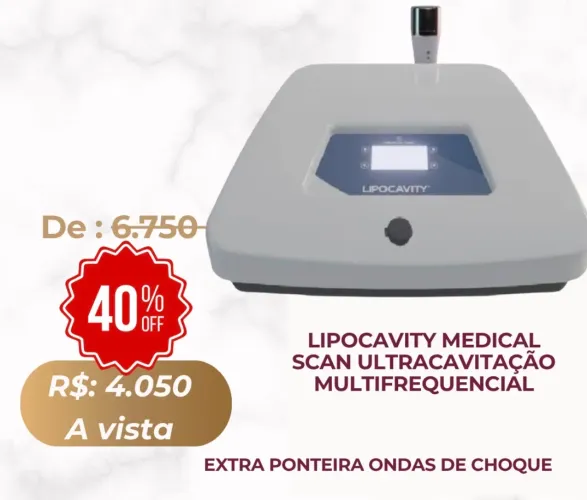 LIPOCAVITY MEDICAL SCAN ULTRACAVITAÇÃO MULTIFREQUENCIAL