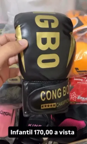 Luva infantil boxe muaythai 