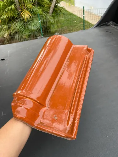 Telha tipo portuguesa esmaltada 500und