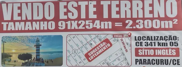 Vendo terreno em Paracuru 