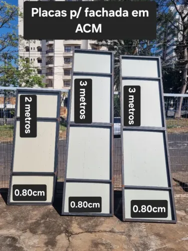 Placas fachada de ACM
