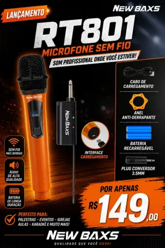 Microfone sem fio 