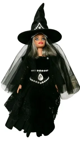 Chegou a Barbie Banfi bruxinha encantadora , perfeita pra colecionador, com seu brilho !