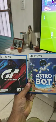 Astrobot é gran turismo 250$ os dois jogos 