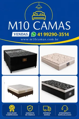 Cama box e colchão em molas ensacadas Gazin # 10x sem juros no cartão