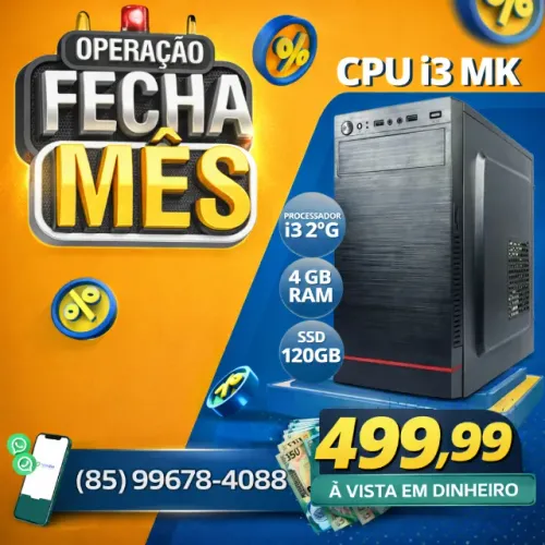 cpu i3 ssd 120gb ram 4gb
