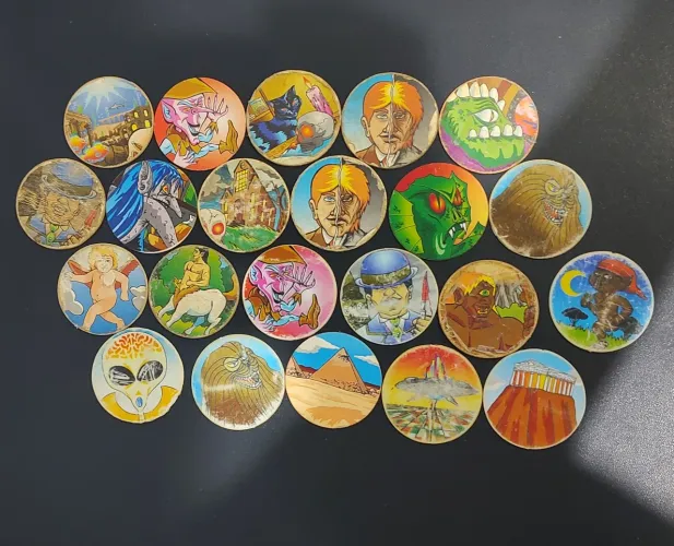 Lote tazos buzzy caps 