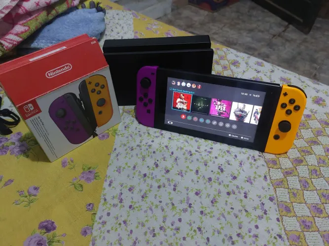 NINTENDO SWITCH V1 + ACESSÓRIOS