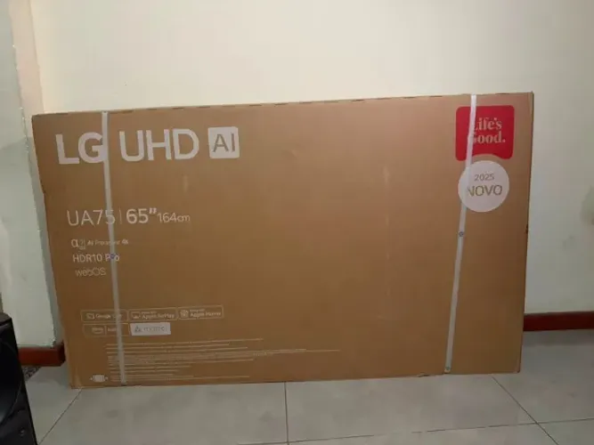 Smart TV LG AI 65" - 4K UHD ?7 AI Processor 4K Gen8 webOS 25-65UA7500PSA - Lacrada!!