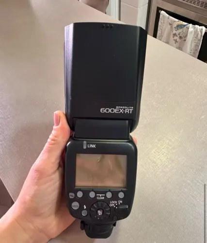 Flash cânon 600ex rt + rádio flash