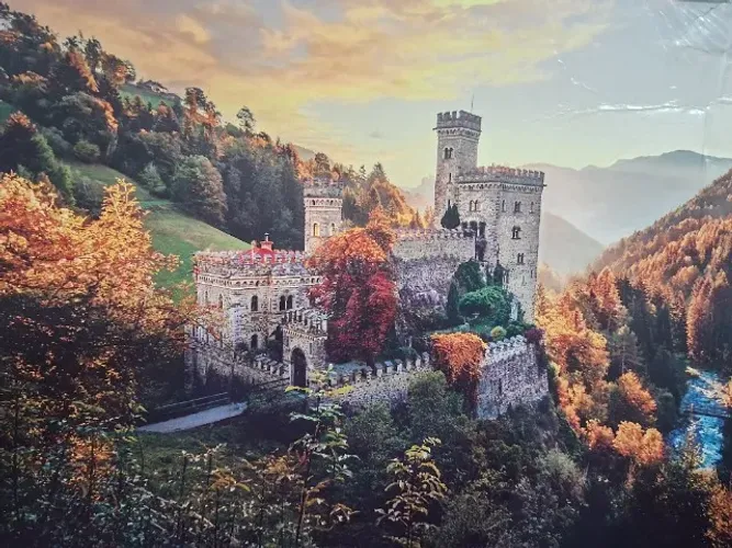 Quebra-cabeça Castelo De Gernstein Grow[1000 peças] - Montado Em Módulos - P/ Emoldurar