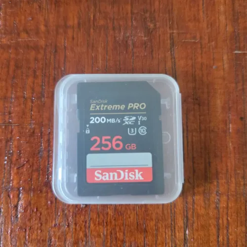 Cartão de memória SanDisk 256gb Extreme Pro