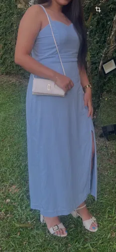 Vestido Azul longo GG
