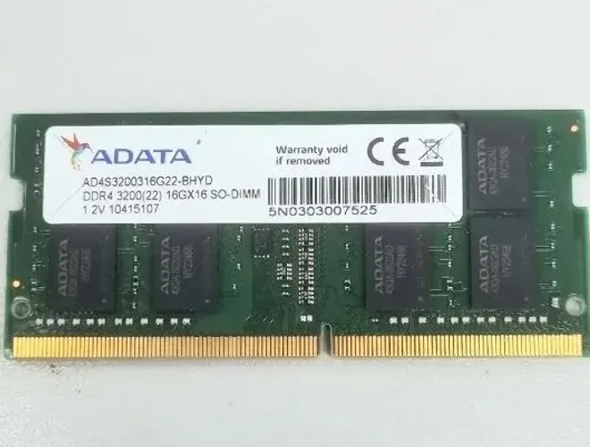 Memoria RAM 16GB DDR4 3200MHZ NOTEBOOK