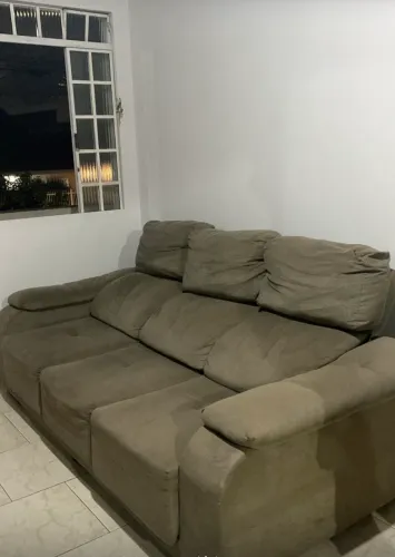 Sofá cama reclinável 3 lugares