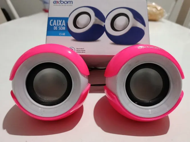 Caixinha de Som Para PCs / Desktop / Tablet / Notebook / Tvs / Tvbox Games e Celulares