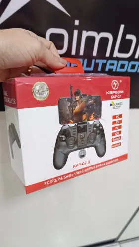 Controle Gamer Para Jogos Kap-g7 Joystick Celular Pc Bluetooth - Loja Coimbra -Entregamos