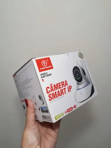 Câmera Babá Eletrônica com 3 Antenas Wifi HD