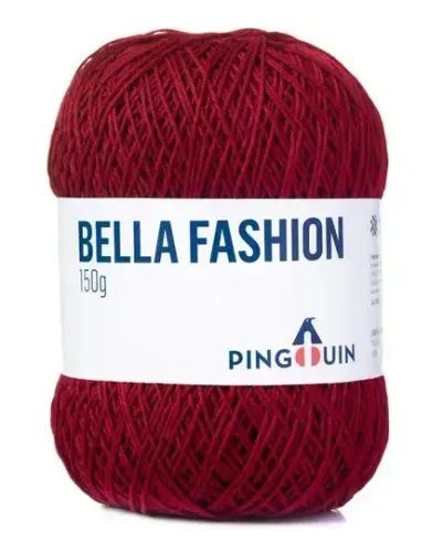 2 Linha Bella Fashion 100% Algodão Pingouin - 150g Cor Morango 2306