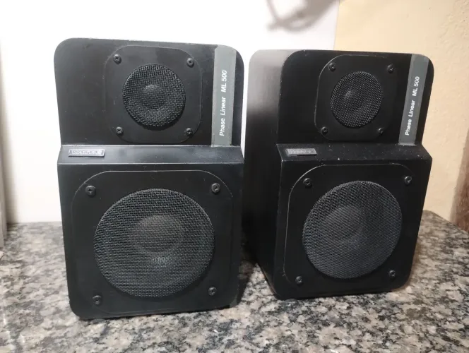 PAR DE CAIXAS MONITORES PHASE LINEAR