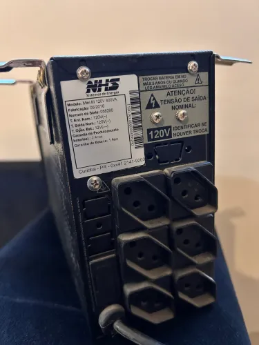 Nobreak Mini, 600VA, 6 Tomadas 10A - III NHS