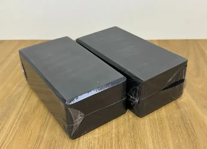 Kit 2x Bloco Tijolo de Yoga e Pilates EVA Alta Densidade 500g - Bloquinho Funcional RPG 