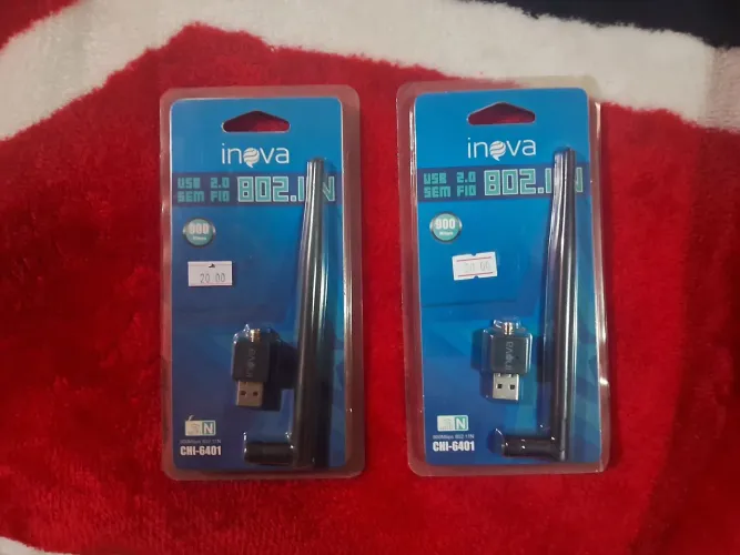 Adaptador Wi-Fi Sem Fio USB 2.0