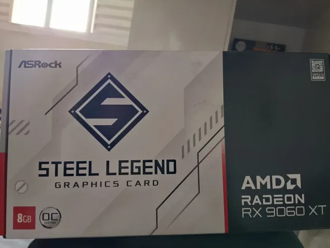 Venda de placa de vídeo asrock steel legend de 8gb
