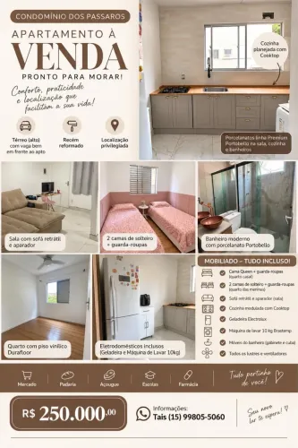 Apartamento Condomínio dos Pássaros
