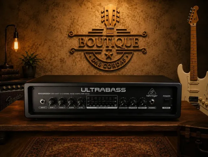 Behringer Ultrabass BXD3000H TOP + POTÊNCIA PURA