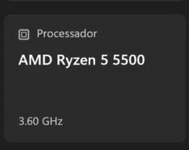 Ryzen 5 5500 com cooler box
