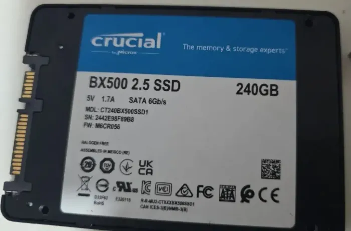SSD Crucial BX500 240GB SATA III