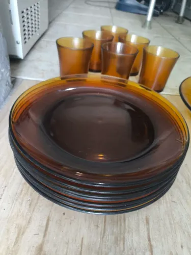 Duralex kit pratos e copos 