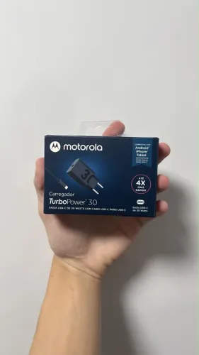 Carregador Motorola Turbopower 30w Original Novo Lacrado
