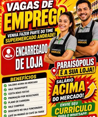 Encarregado (a) de loja